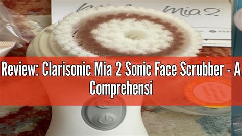 mia sonic|mia face scrubber.